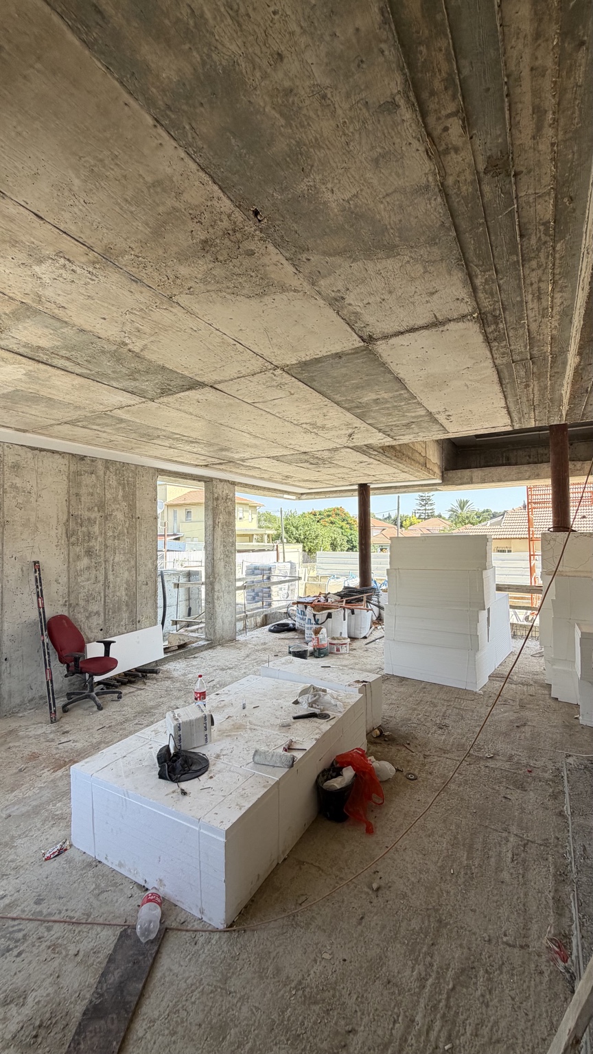 Main living space during construction